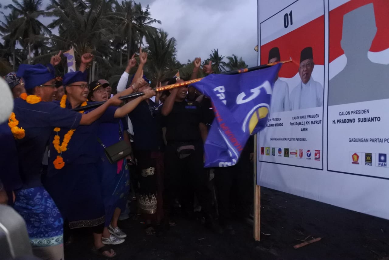 Deklarasi Komando Pemenangan Cabang Jokowi- Amin Kecamatan Pekutatan, Amankan 80 Persen Suara di “Bumi Makepung”