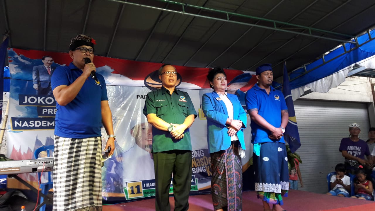 Caleg NasDem DPRD Karangasem Agus Kertiana: Jeg Sing Pocol, Pilih Yang Memberi Bukti