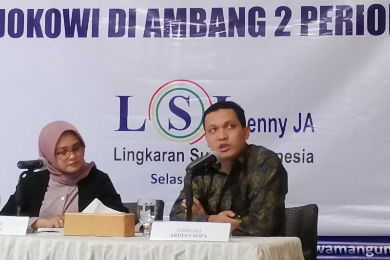 LSI: Elektabilitas Jokowi-Ma’ruf Unggul Telak dari Prabowo-Sandi