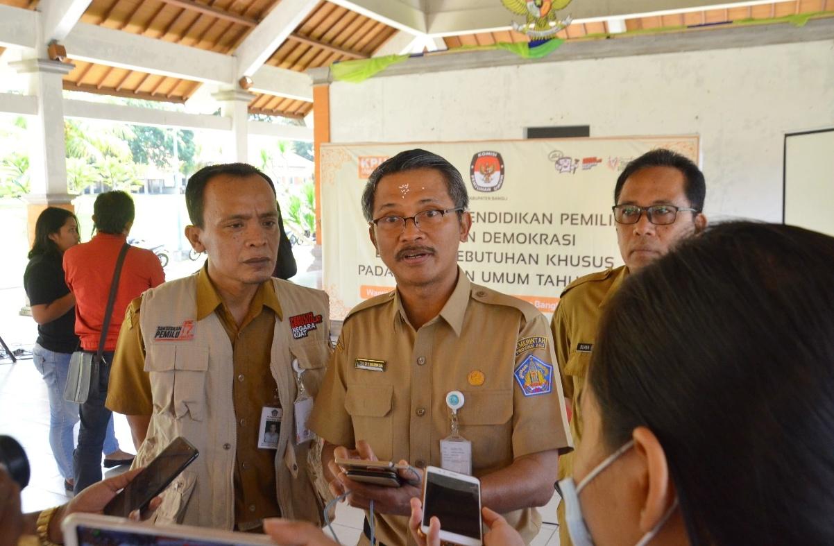 RSJ Bangli dan KPUD Gelar Sosialisasi Pemilu Pada Pasien Disabilitas Mental
