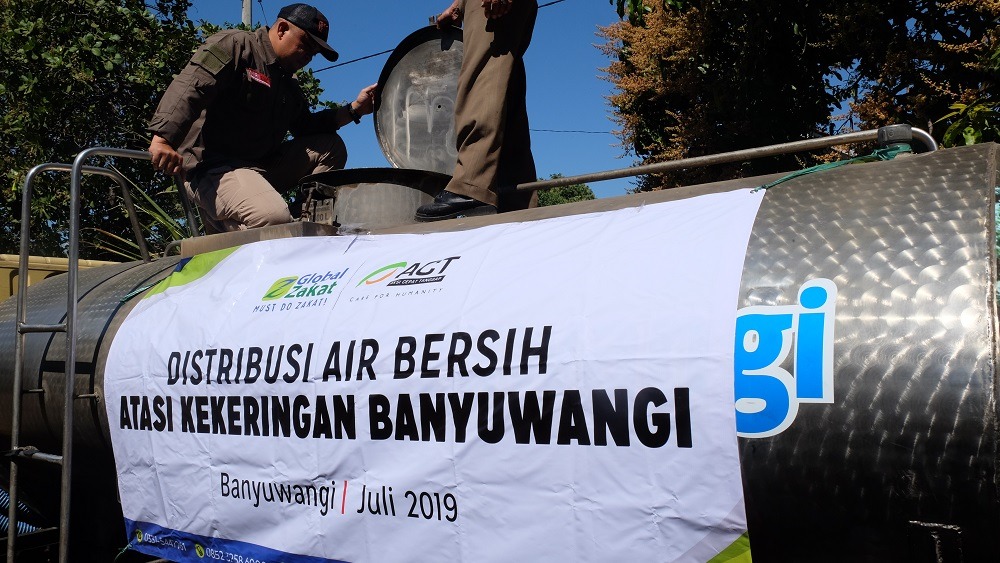 distribusi bantuan air