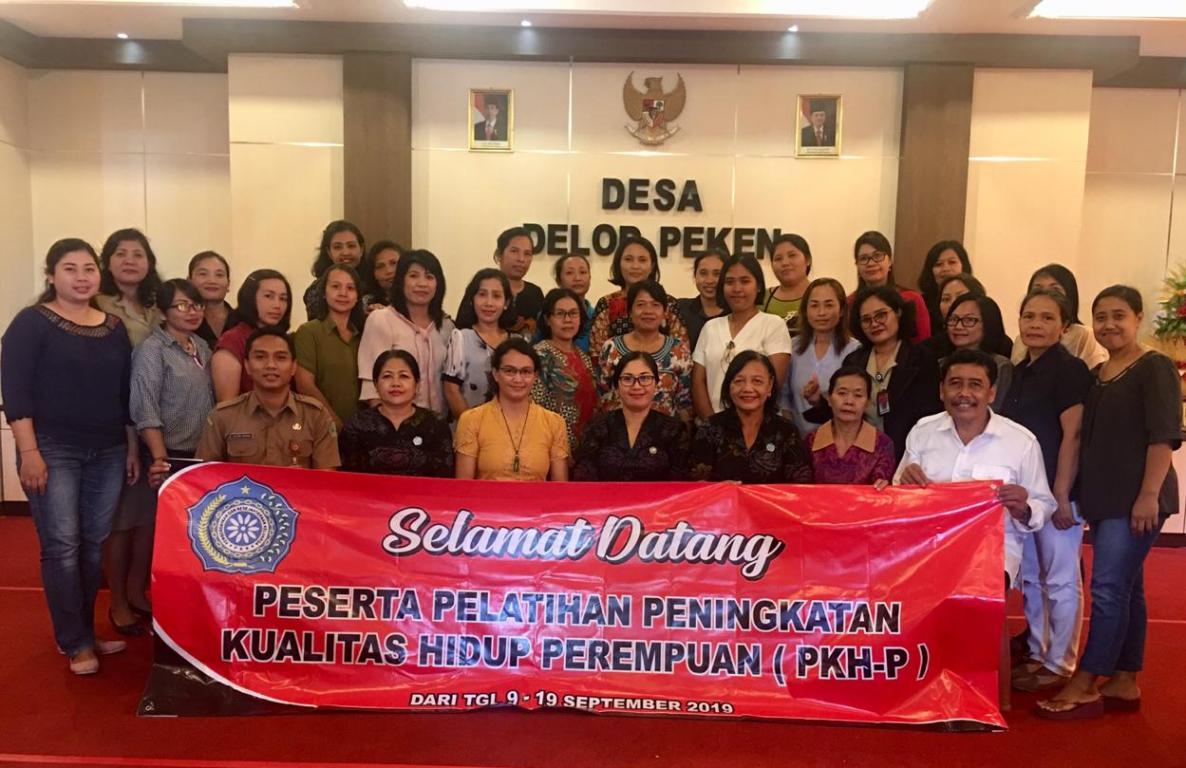 Tim Penggerak PKK Kabupaten Tabanan gelar Pelatihan Peningkatan Kualitas Hidup Perempuan (PKH-P)