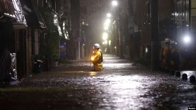 Hujan Lebat Akibatkan Banjir dan Tanah Longsor di Jepang