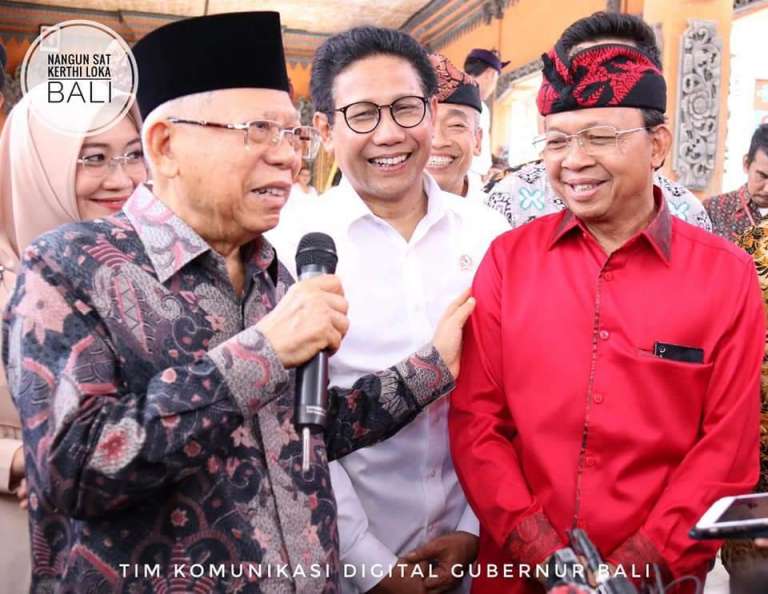 Wapres K.H Ma’ruf Amin Didampingi Gubernur Koster Kunjungi Desa Pecatu