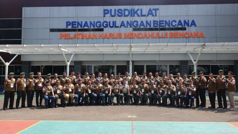 Pelatihan Harus Mendahului Bencana, Tiga Kalaksa BPBD Dari Bali Ikuti Diklat Komandan PDB