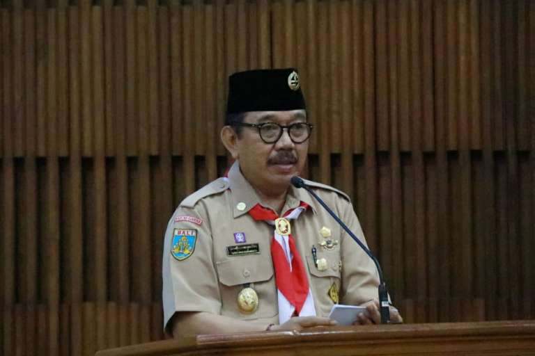 Wagub Cok Ace Ingin Gerakan Pramuka Dikembangkan Sesuai Minat dan Bakat Siswa