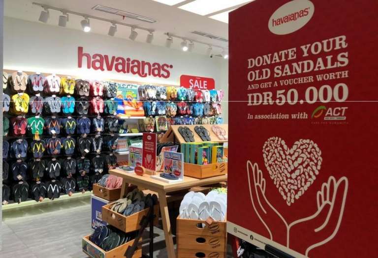 Bersama ACT, Havaianas Ajak Donasikan Sandal Layak Pakai