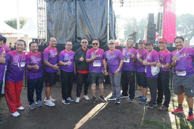 1.477 Peserta Meriahkan Denfest Color Run 5 K, Dilepas Rai Mantra dan Jaya Negara, Diikuti Pelari Mancanegara