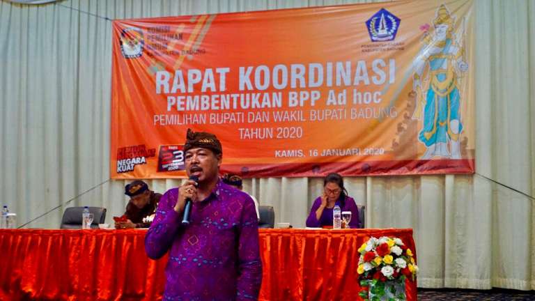 Jelang Pilkada, KPU Badung Mantapkan Koordinasi dengan Semua Pihak