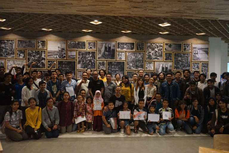 Ratusan Peserta Ikuti Weekend Drawing di Dharmanegara Alaya
