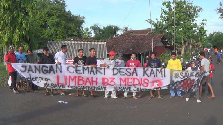 Warga Pengambengan Tolak Pembangunan Pabrik Limbah Medis