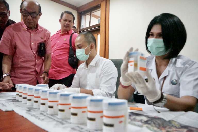 BNN Tes Urine Anggota DPRD Kota Denpasar
