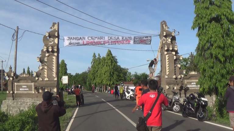 Warga Pengambengan Tolak Pembangunan Pabrik Limbah Medis