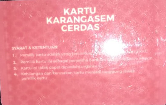 Tahun Ini, Uang Kartu Karangasem Cerdas Dibayarkan Hanya Setengah