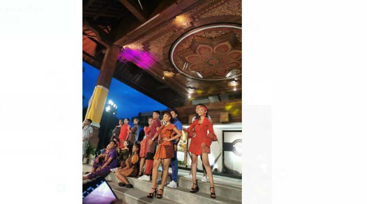 Lenggak Lenggok Teruna Teruni Denpasar 2020 Dengan Busana Casual Sporti di Loby Gedung Dharma Negara Alaya Lumintang.