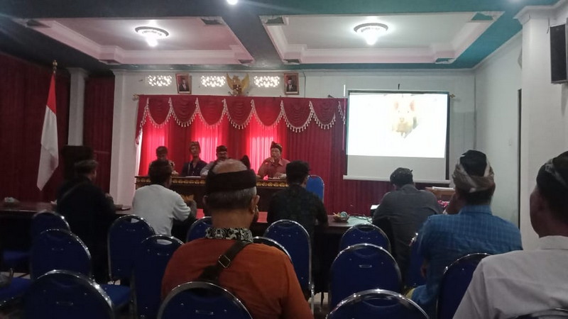 Distan Gianyar Lakukan Sosialiasi Terkait Kematian Babi di Gianyar