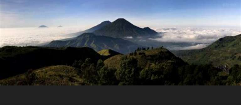 Indonesia adalah Sorga : Pegunungan Dieng (Dang Hyang) di Jawa Tengah wujud nyata Indonesia