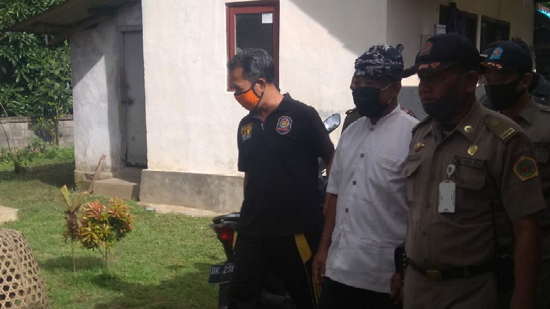 Bawa Parang, ODGJ di Tampaksiring Diamankan Pol PP