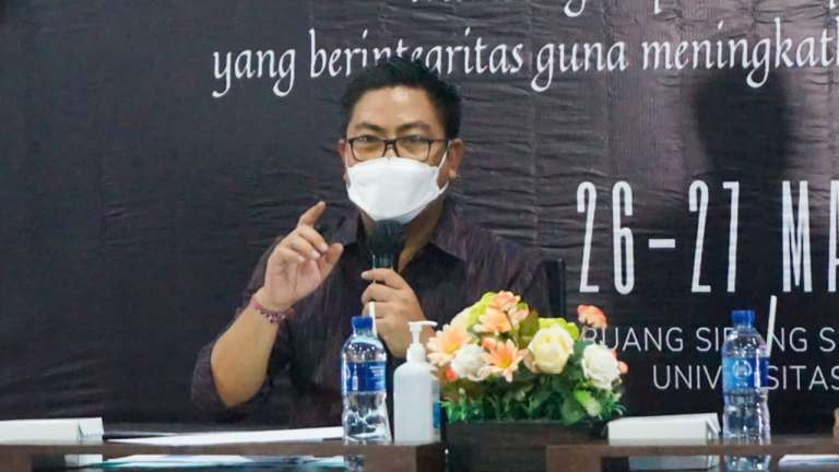 Wawali Arya Wibawa Gugah Kepemimpinan Milenial Saat LKMM TD BEM FISIP Unwar