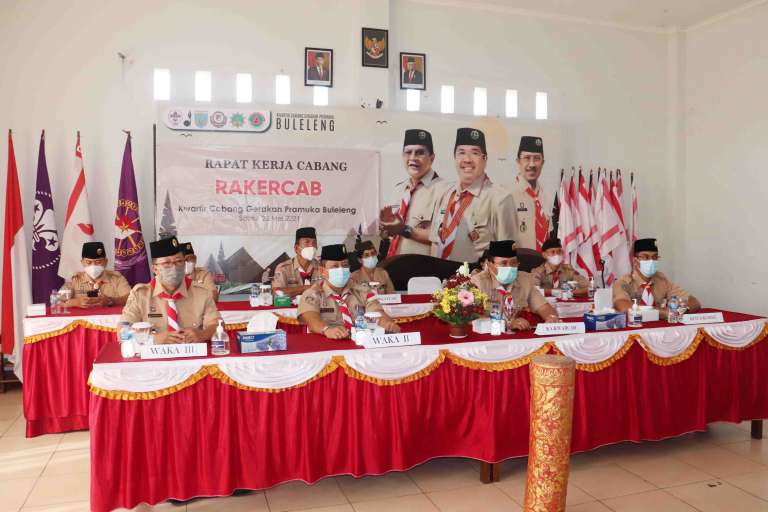 Kakwarcab Buleleng Gede Suyasa ingin gerakan pramuka Buleleng harus bisa mengadobsi perubahan