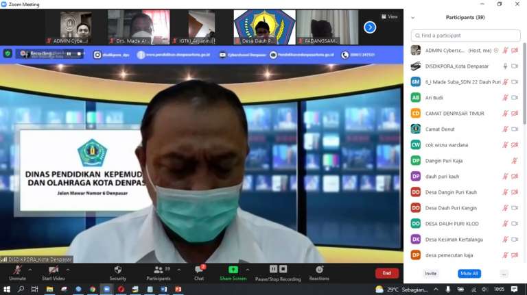    Dimulai 1 Oktober,  Denpasar Mulai Sosialisasikan PTM Terbatas
