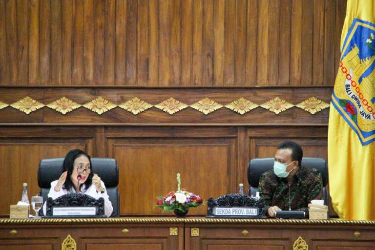 Pemprov Bali Bersama Kementerian PPA Komitmen Beri Perhatian Khusus Anak Yatim, Piatu dan Yatim Piatu Akibat Pandemi 