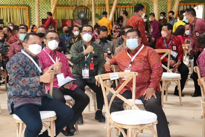 Bupati Tabanan Hadiri Peluncuran Peta Jalan Ekonomi Kerthi Bali 1