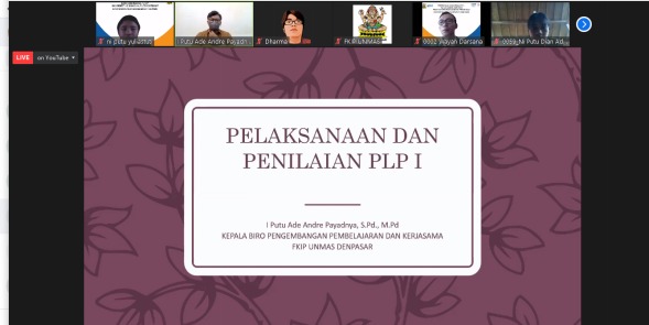 Kegiatan PLP Mahasiswa FKIP UNMAS Denpasar