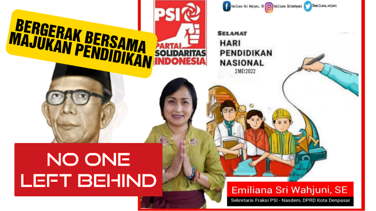 Srikandi PSI Sis Emil: Hardiknas 2022 Momentum Dunia Pendidikan Bangkit, No One Left Behind