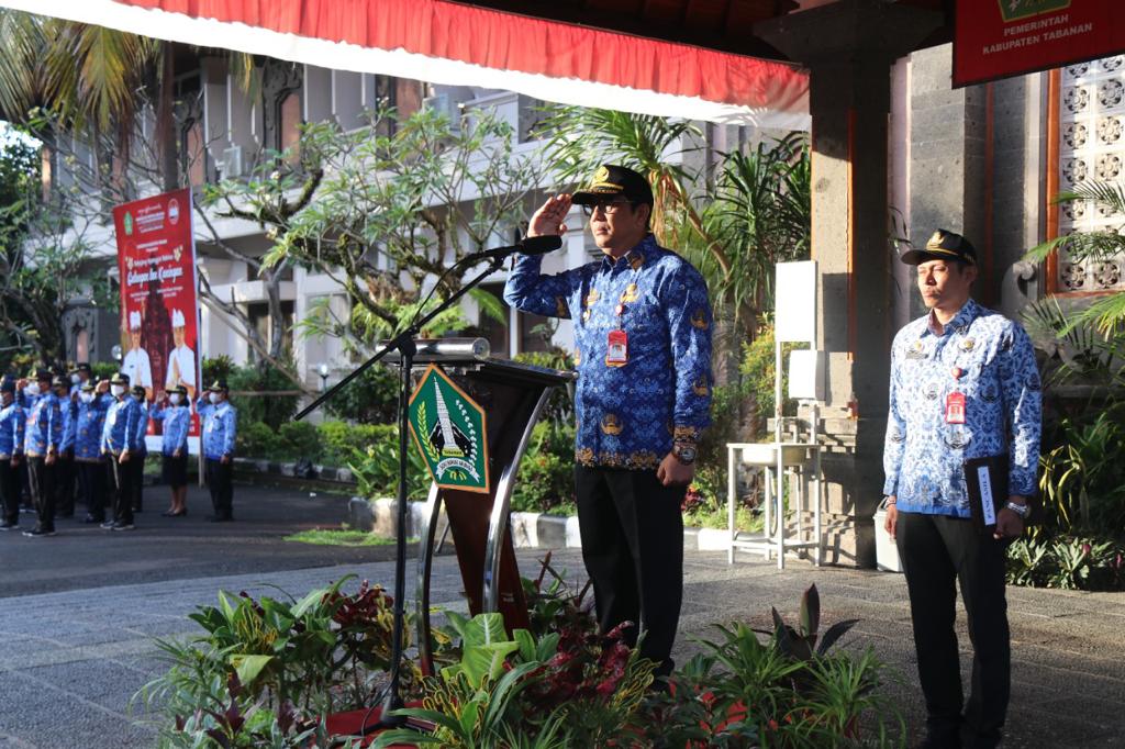 Peringati Hari Kesadaran Nasional Bupati Tabanan Tebalkan Komitmen Rasa Cinta Tanah Air (1)