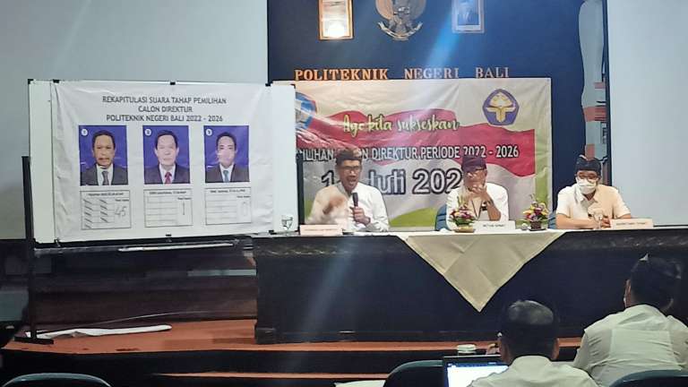 Nyoman Abdi SE, M.eCOM Dipercaya Kembali Nakhodai Politeknik Negeri Bali, periode 2022-2026