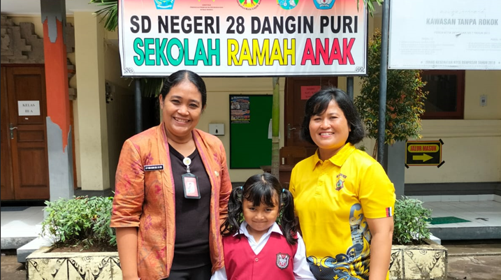 Siswi Kelas 2 SD 28 Dangin Puri Berhasil Raih Juara 1  Pada Lomba Video Kreatif HUT Polwan ke 74 Tingkat Nasional