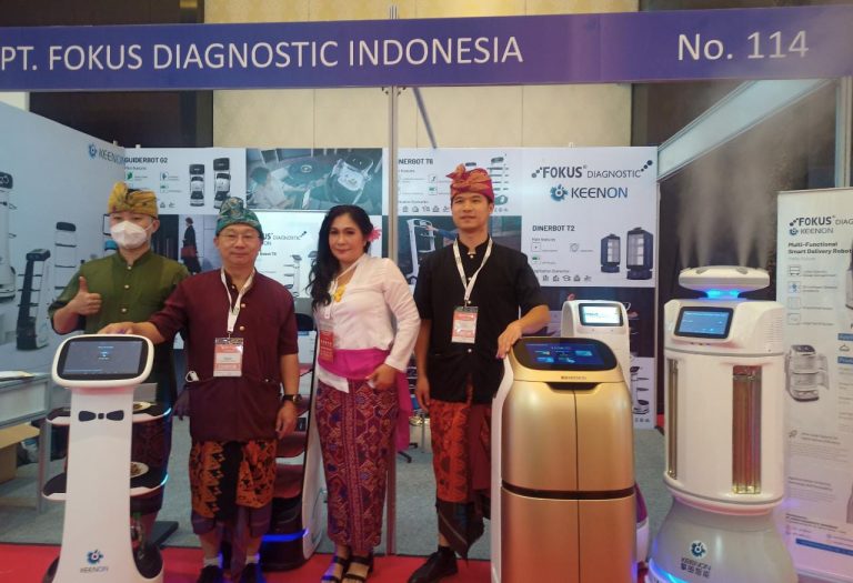 KEENON Robotics Hadir di FHTB 2022, Sediakan Layanan Hotel dan Layanan Antar Makanan Tanpa Awak