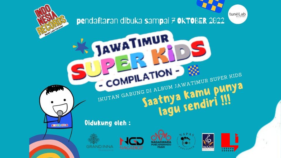 Foto 1 - Flayer Jawa Timur Super Kids Compilation. (Dok. Indonesia Records)