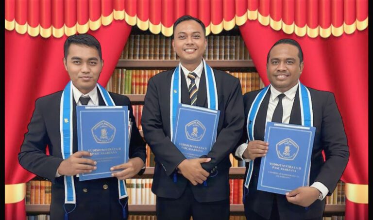 3 Anggota TNI AU Lanud I Gusti Ngurah Rai Lulus Yudisium Program Pascasarjana Universitas Mahendradatta