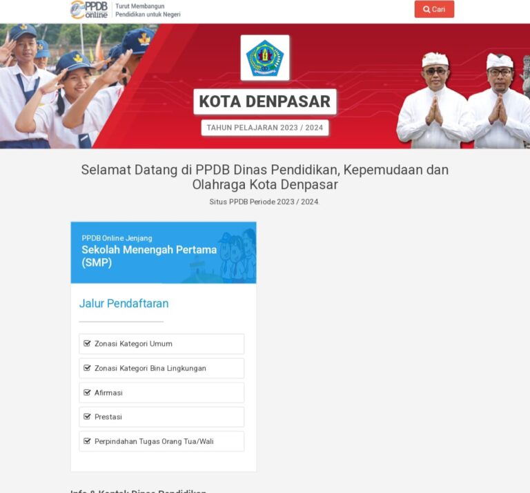 Pengumuman PPDB SMP Denpasar 2023, Alasan Kuota dan Juknis Siswa Jalur Prestasi Akademik  ‘Dibuang’