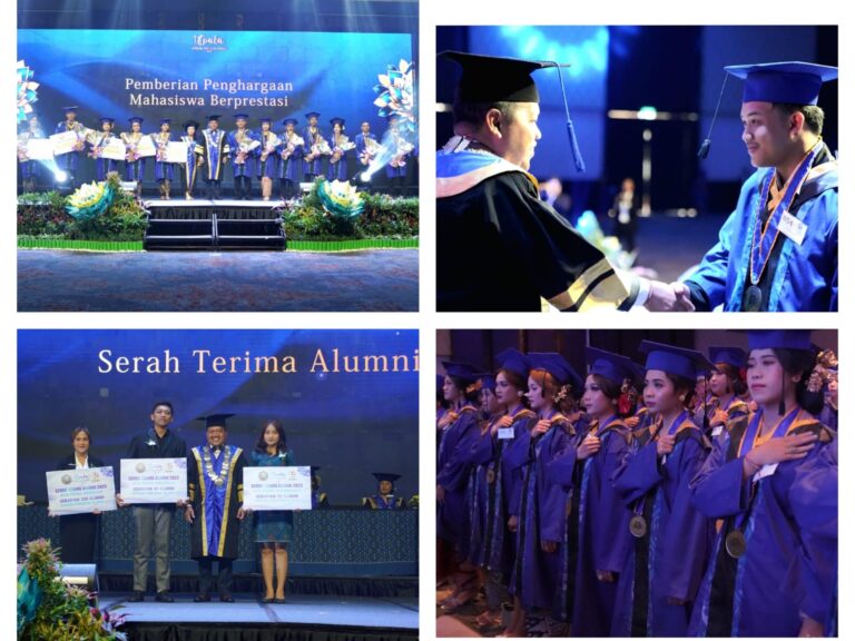 Sudah Bekerja Sebelum Lulus, Kampus Diploma Terbaik Alfa Prima Wisuda 487 Orang Wisudawan, Made Artana: See You At The Top!
