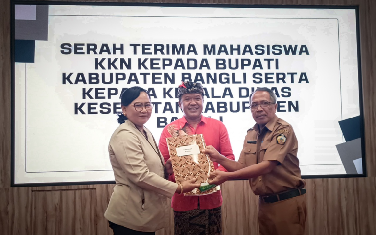 Bupati Bangli Terima Peserta KKN Poltekkes Kemenkes Denpasar di Kabupaten Bangli