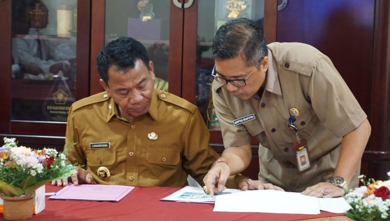 Pj Bupati Lihadnyana Dukung Pembangunan Gedung Universitas Triatma Mulya untuk  Pengembangan Pendidikan