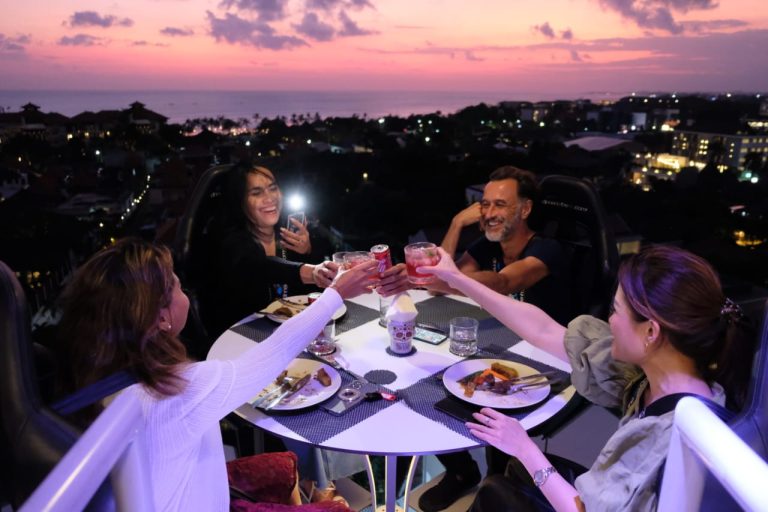 Resmi Dibuka: Lounge In The Sky Bali, Restoran Unik dengan Pemandangan 360 Derajat