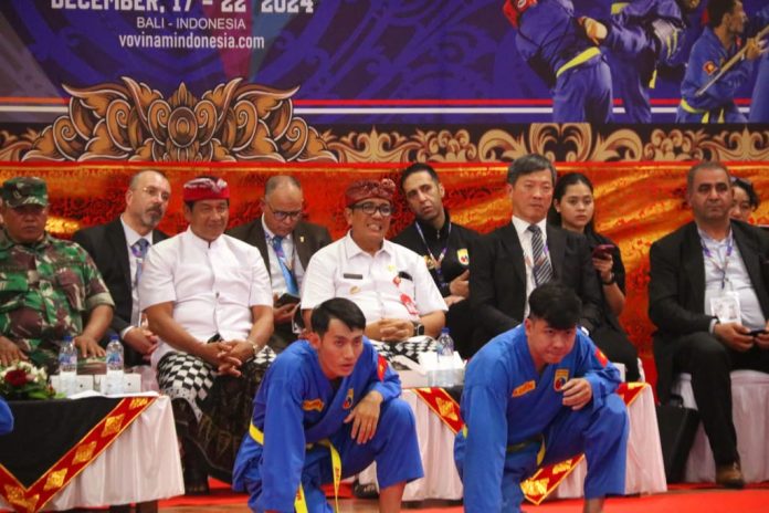 Bupati Sanjaya Buka The 5th AVF Asian Vovinam Championships 2024 di Gor Debes Tabanan (4)