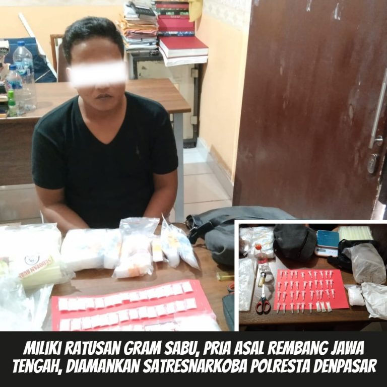Shabu 103 Gram Disita, Sobri Ditangkap di Kosan
