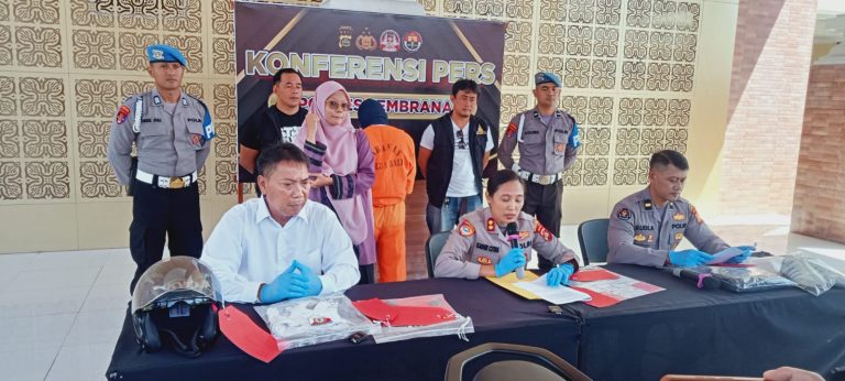 Sasar Pengendara Wanita, Polres Jembrana Bekuk Pelaku Jambret Kalung Emas