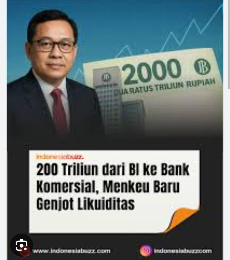 “Hiruk Pikuk” Penempatan Dana Rp.200 T di Bank Pemerintah, Perlu Penjelasan Teknokrasi Ekonomi Lebih Akurat