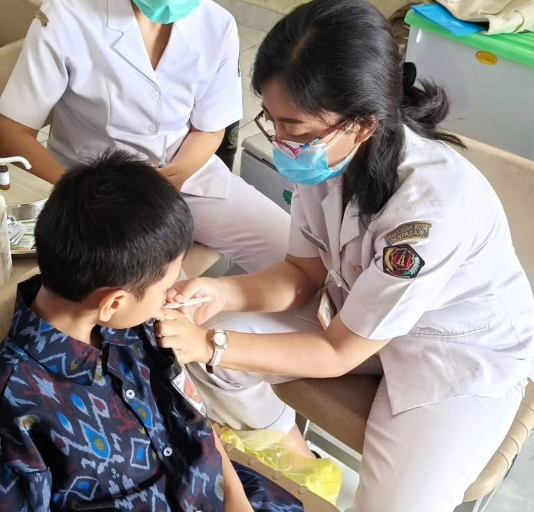 Diskes Denpasar Gelar Cek Kesehatan Gratis Sasar Siswa SD/MI,  Kelas 1 Diberikan Imunisasi Bias, Kelas 5 Imunisasi HPV