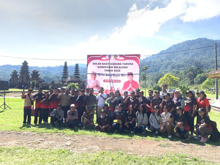 Bulan Bakti Karang Taruna Ke 65 Di Danau Tamblingan, Teguh Hadapi Tantangan Sosial