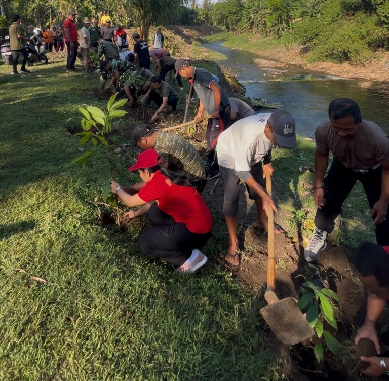Pasca Banjir, Ratusan Pohon Ditanam di Bantaran Sungai untuk Cegah Bencana