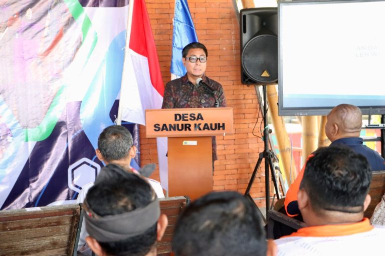 Wawali Arya Wibawa Buka Kegiatan Sekolah Lapang Gempa Bumi dan Tsunami di Desa Sanur Kauh