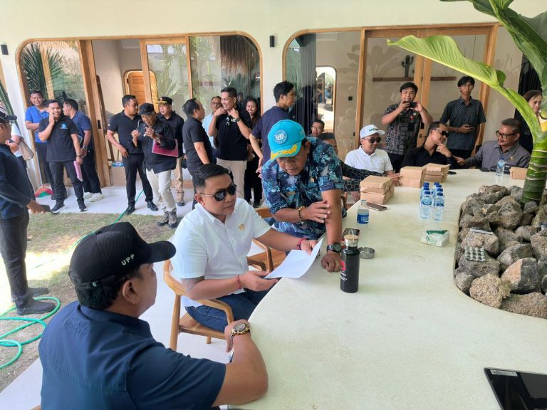 Komisi I dan II DPRD Badung Sidak Villa Trinity Canggu