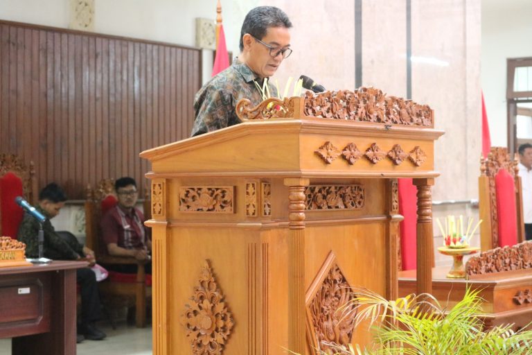 Jawaban Bupati Buleleng Atas Pandangan Umum Fraksi Terhadap Ranperda Perubahan Dan Susunan Perangkat Daerah